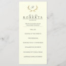 Search for gold wedding programs Trendy