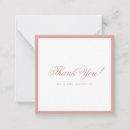 Search for square thank you cards Calligraphy script