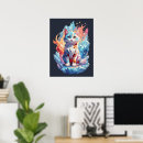 Recherche de chat kawaii posters Mignon