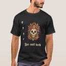 Recherche de crâne rouge tshirts Floral