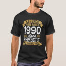 Search for 1990 born mens tshirts Birthday