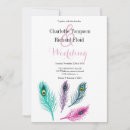 Search for watercolor peacock feather invitations Vintage