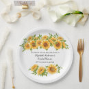 Search for rustic bridal shower plates Yellow