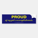 Search for accomplish bumper stickers Proud