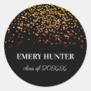 Search for festive gold stickers High school