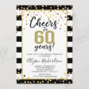 Search for black 60th birthday invitations Rose gold