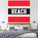 Search for beach canvas prints Black