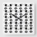 Recherche de chat blanc noir horloges Chaton