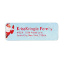 Search for 1950 return address labels Santa claus