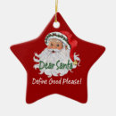 Search for define ornaments Santa