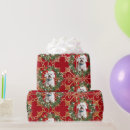 Recherche de frise de bichon papier cadeau Noël