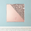 Search for rose gold canvas prints Girly