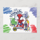 Recherche de spiderman cartes postales Marvel comics