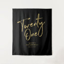 Search for 21st birthday black gold party decor Modern