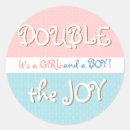 Search for pink and blue twins stickers Babies