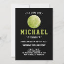 Recherche de tennis birthday invitations Joueur