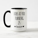Search for 25 birthday mugs For her