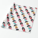 Search for japanese doll wrapping paper Kimono