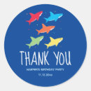 Search for cartoon shark stickers Under the sea