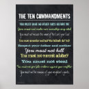 Recherche de dix commandements posters Biblique