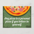 Recherche de pizza drôle cartes postales Humour