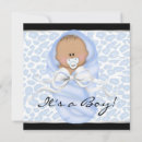 Search for ethnic baby boy shower invitations Blue