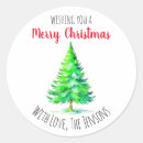 Search for new year wish stickers Christmas tree