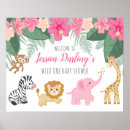 Recherche de singe de fille posters Éléphant