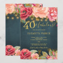 Recherche de vintage 40th birthday invitations Quarante