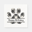 Search for grey cat napkins Birthday