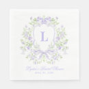 Search for lavender wedding napkins Elegant