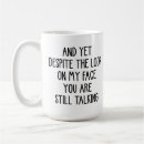 Search for look on my face mugs Sarcastic