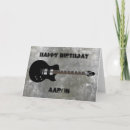 Search for guitarist birthday cards Electric guitar