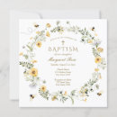 Recherche de jaune baptême invitations Simple