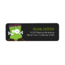 Search for monster return address labels Green