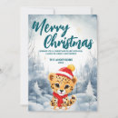 Search for snow leopard christmas cards Festive