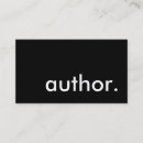 Search for author business cards Modern