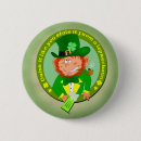 Search for irish leprechaun buttons St patricks