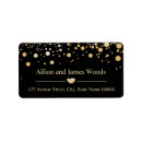 Search for confetti polka dot return address labels Elegant