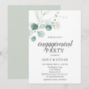 Search for boho engagement party invitations Sage green