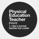 Search for physical education teacher stickers Elementary