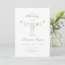 Search for clothesline baby shower invitations Neutral
