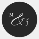 Recherche de faire part de mariage autocollants Typographie élégante