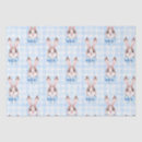 Search for blue white plaid tissue paper Baby shower