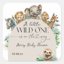 Search for wild one stickers Safari baby shower