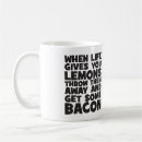 Search for when life gives you lemons mugs Humour