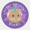 Search for cute hamster stickers Birthday