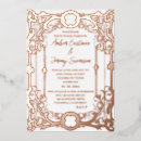 Recherche de vrai invitations Or rose