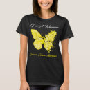 Search for sarcoma cancer tshirts Butterfly