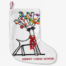 Search for moose christmas stockings Funny